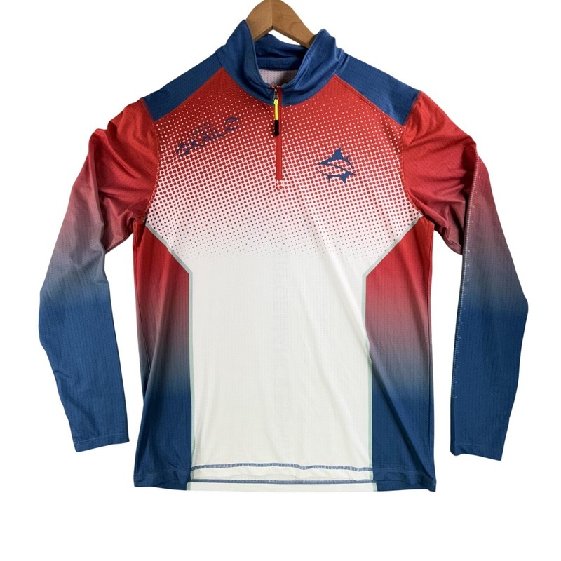 Loco Kaile Pullover Mens Medium Performance Fishing 1/4 Zip Long Sleeve Shirt gallery