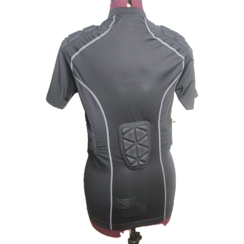 Mens Adidas Climacool Padded Compression Goalkeeper Shirt Med Black Short Sleeve gallery