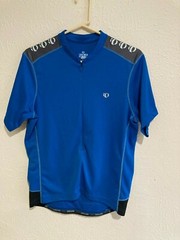 PEARL IZUMI SELECT MENS LARGE HALF ZIP SHORT SLEEVE PULLOVER BIKE SHIRT 100%POLY