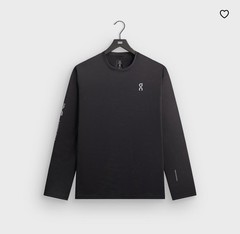 XXL Kith On Core Long Sleeve Tee Shirt – Black Running SHIPS FAST