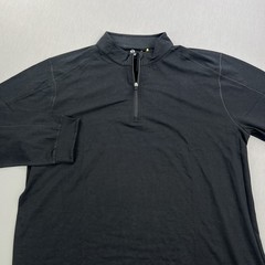 Tasc Performance Carrollton 1/4 Zip Shirt/Sweater Soft Mens XL Black NWT