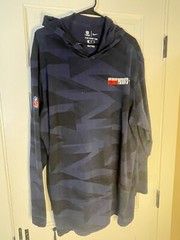 THE NIKE TEE NFL ONFIELD NEW ENGLAND PATRIOTS MENS QUARTER ZIP – SIZE 3X 780