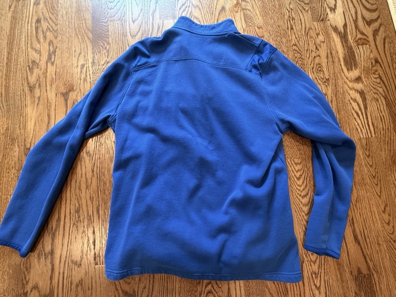 Under Armour Storm Men's Blue 1/4 Zip Mock Neck Pullover Loose XL Polyester FCA gallery