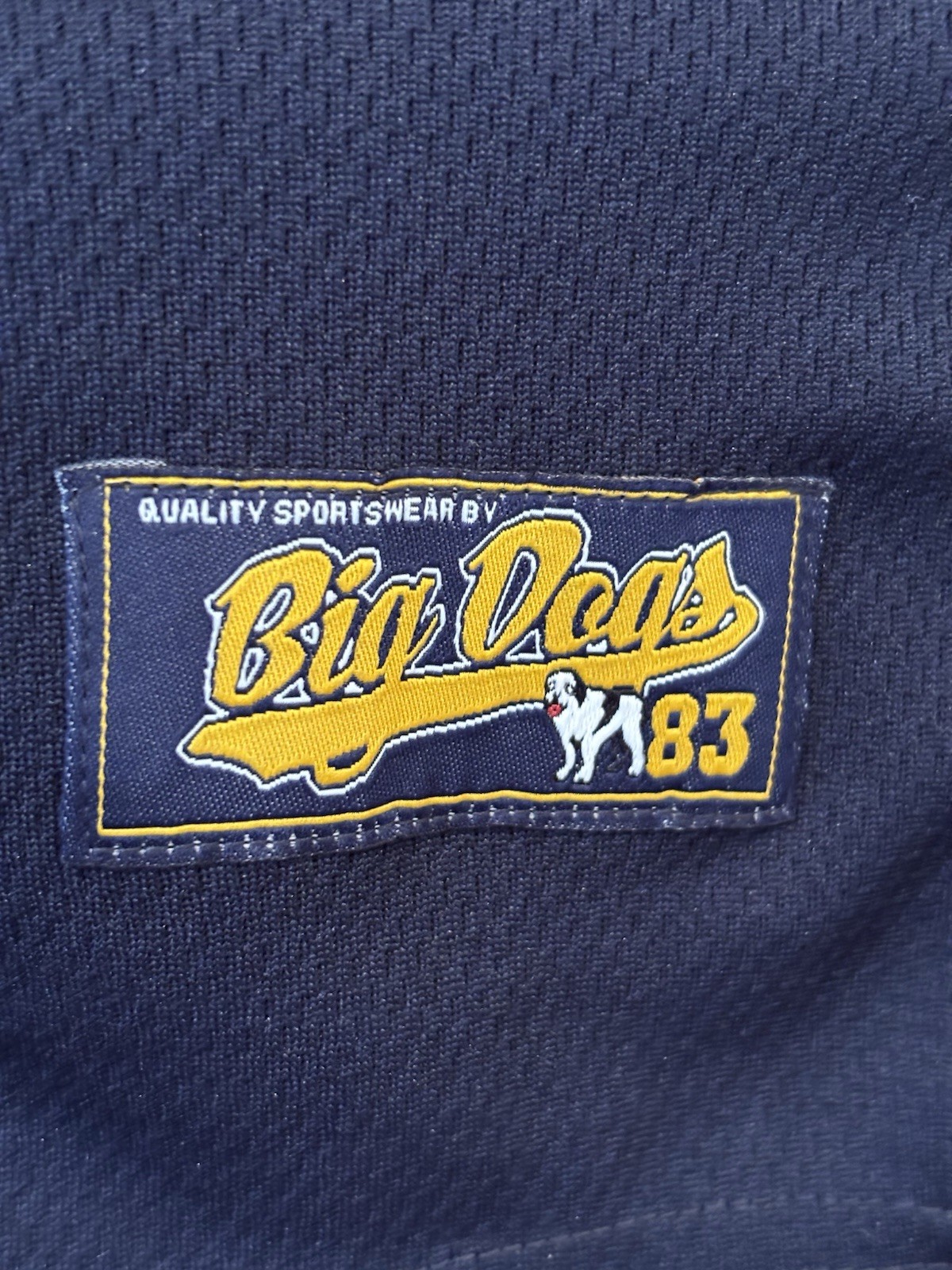 Big Dogs Navy Blue Athletic Baseball Jersey Sportswear Men's Medium NWT New gallery