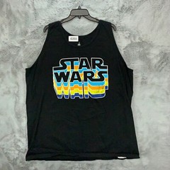Disney Star Wars Shirt XL Black Tank Top Disney World Pull Over