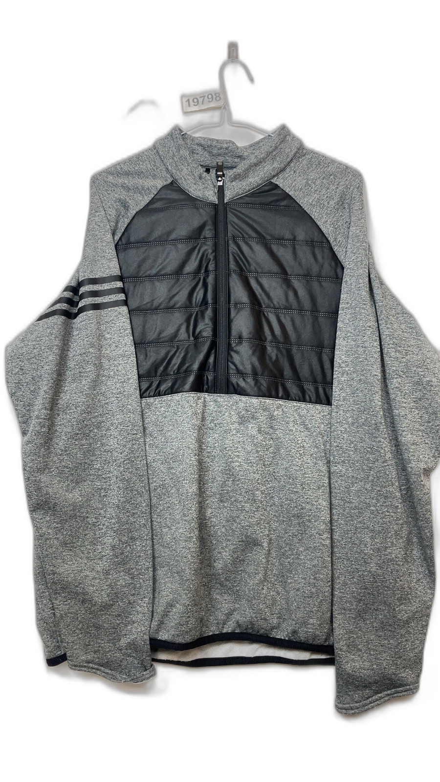 Adidas Grey Golf Hybrid 1/4 Zip Polyester Casual size M Mens Classic Adidas Golf gallery