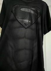 Gym Compression Shirt SUPERMAN. SzXL Spandex Men’s. 3D Logo Design