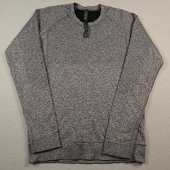 Lululemon Engineered Warmth Sweatshirt Mens XS Gray Merino Wool Blend