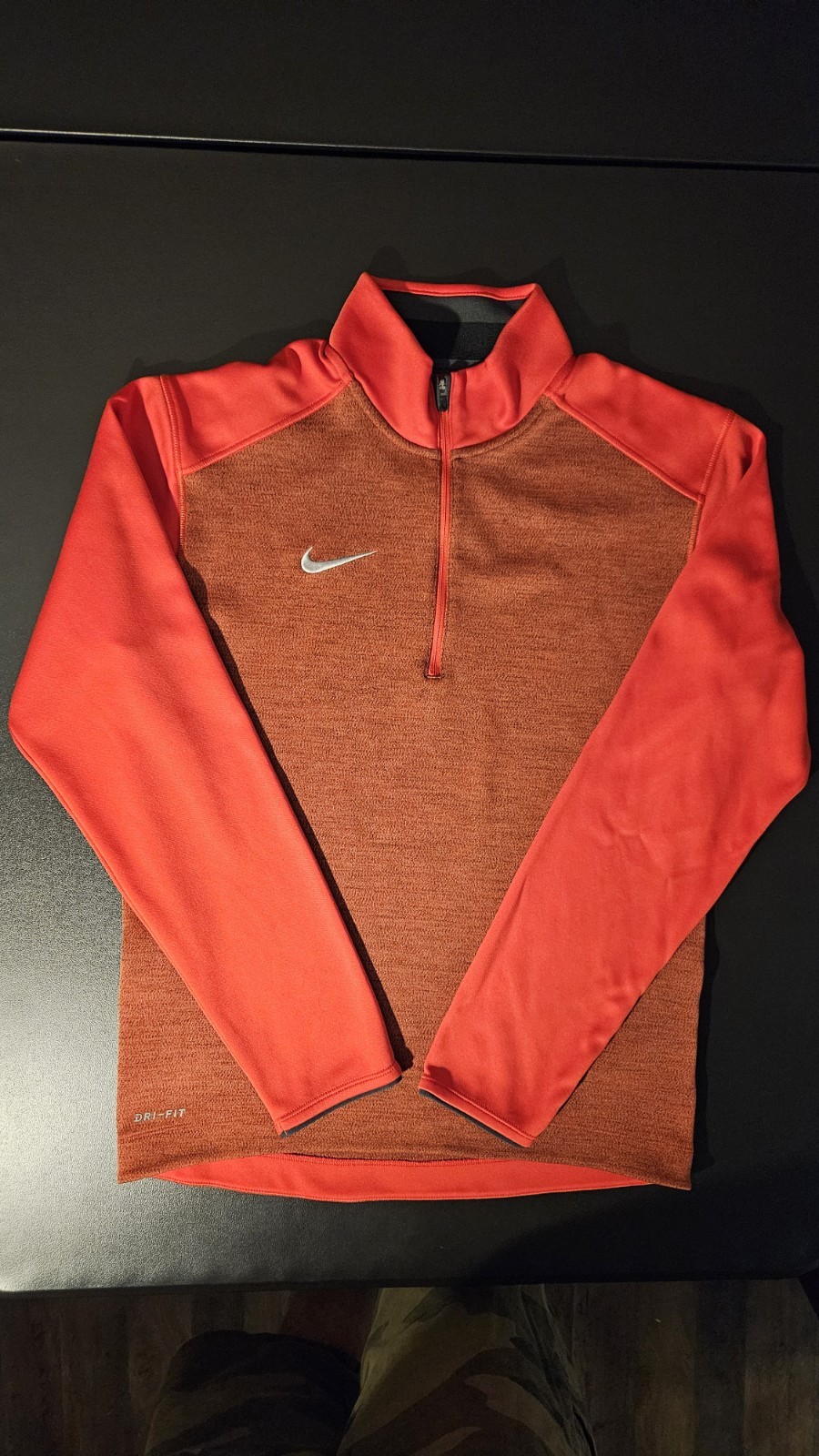 Nike Dri-Fit Coaches 1/2 Zip Top Pullover Mens S Red Custom Sportswear Blank gallery