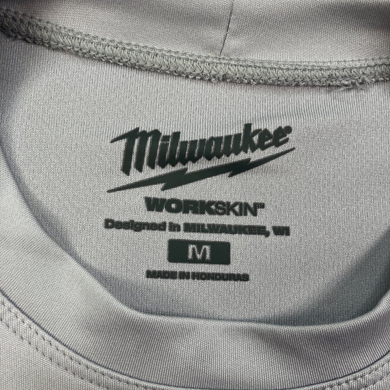 Milwaukee Mens M Workskin Performance Shirt Grey Short Sleeve Base Layer 411G gallery