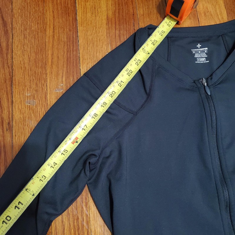 Tommie Copper Compression Shirt Mens Medium Black Full Zip Copper Znergy Top gallery