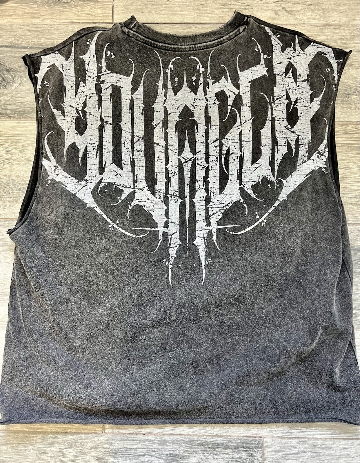 YoungLA- 3022 - Anarchy Cropped Tanks- Mens Large Grey- Sold Out!. gallery