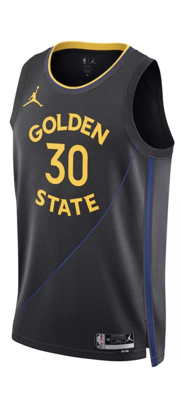 NWT Steph Curry Golden State Warriors Statement Swingman Jersey Size Mens 3XL 60 gallery