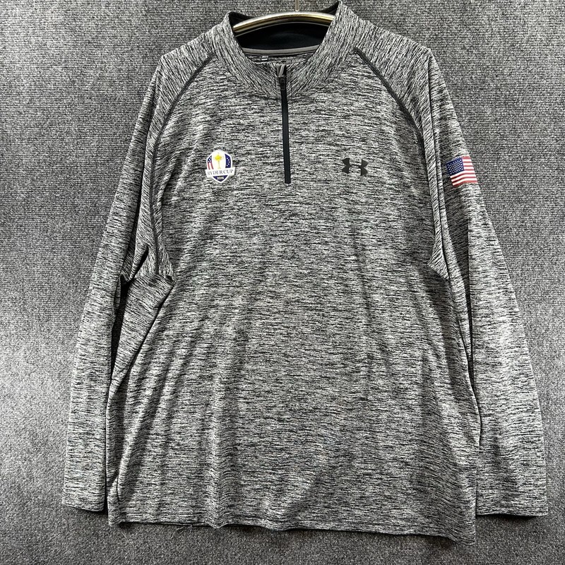 Ryder Cup 2016 Under Armour 1/4 Zip Sweater Pullover 2XL HeatGear Golf Shirt gallery