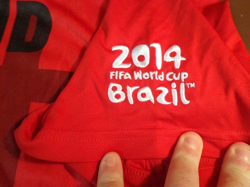 Fifa World Cup Brasil Brazil ENGLAND Soccer Futbol Polyester T Shirt 2XL XXL P1 gallery