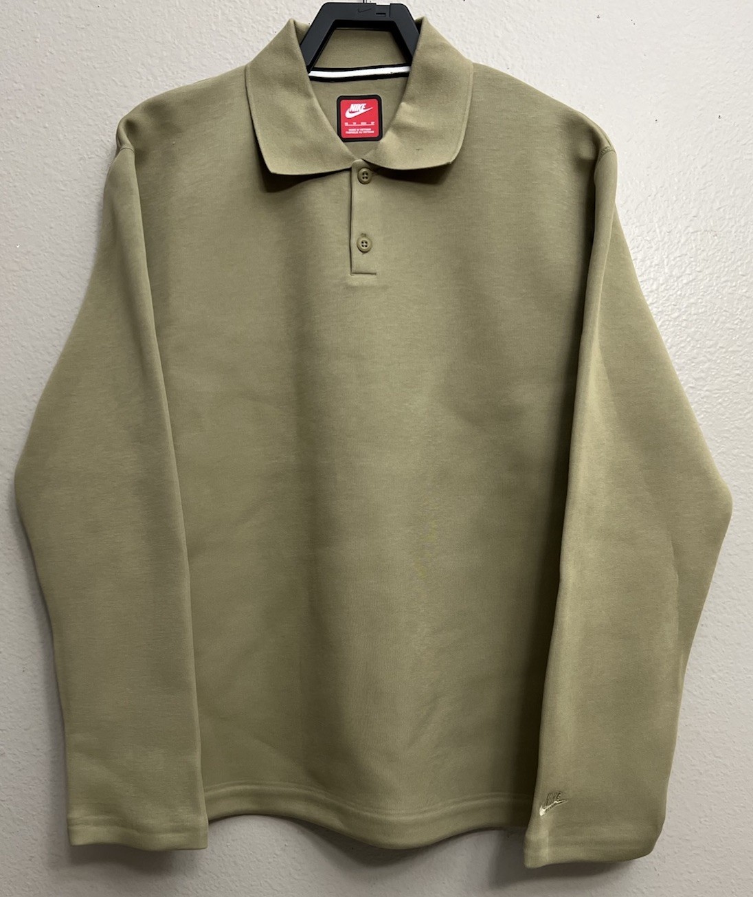 Nike Tech Fleece Reimagined Long Sleeve Polo Shirt Top Mens Size XS FZ7570 276 gallery