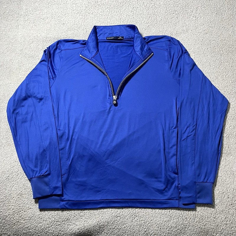 B Draddy 1/4 Zip Pullover Mens XL Performance Golf Stretch Pocket Long Sleeve gallery