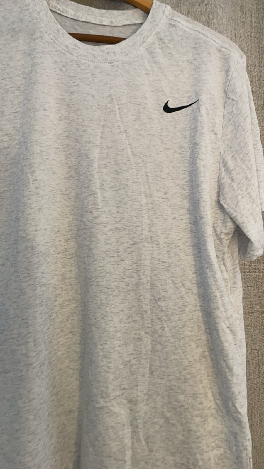 Nike Dri-Fit Size Medium Light Gray T-Shirt Super Soft New W/out Tags gallery