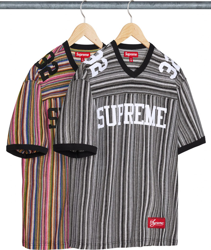Supreme Open Knit Football Top Black Multi 2colors SS25 gallery