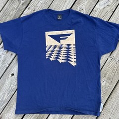 Vtg 90s The Flight Series From Nike Mens Basketball Blue Loose Fit T Shirt