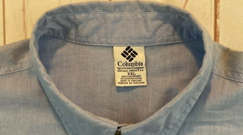 Columbia PFG Fishing Gear Mike Stidham Fish Logo SS Shirt Blue XXL Big Tall gallery
