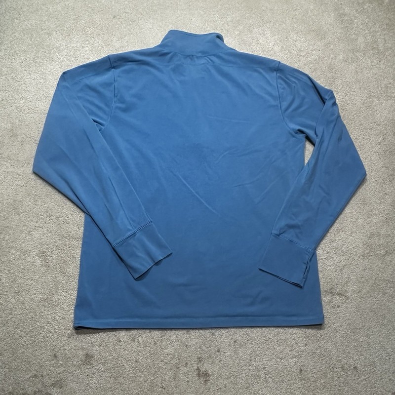 Life Is Good 1/4 Zip Pullover Mens Large Blue gallery
