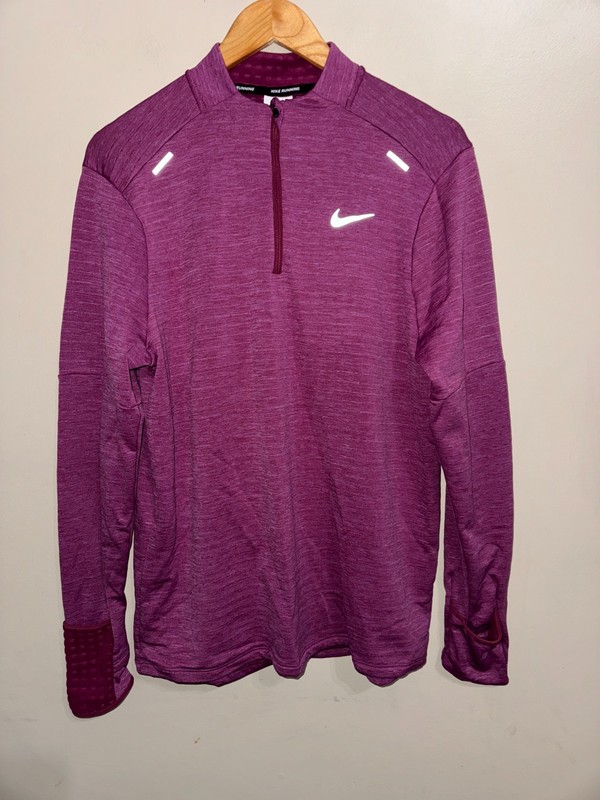 Nike Therma Fit Repel Element 1/4 Ziz Running Top Shirt Men's M DD5662-653 NEW gallery