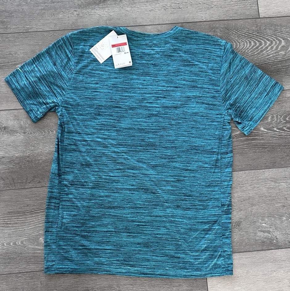 Nike Dri-FIT Miami Dolphins Men's Crew Neck T-Shirt L Teal Black 100% Polyester gallery
