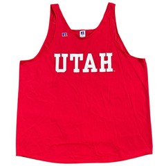 Vintage 80’s 90’s University Of Utah Athletic Track Tank Top Men’s XXL USA Made