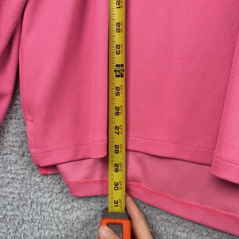 Nike Golf Dri-FIT 1/4 Zip Pullover Pink Mens Size XL CU9828-639 Long Sleeve Top gallery