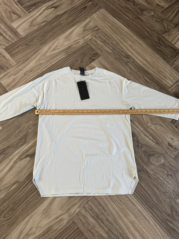 Alphalete Men’s Premium 3/4 Sleeve Tee- Mirage Blue Size Medium gallery