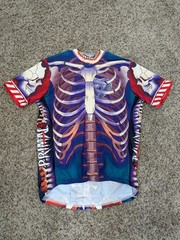 Primal Wear Bone Collector Shirt Mens Large Multicolor Cycling Graphic Jersey