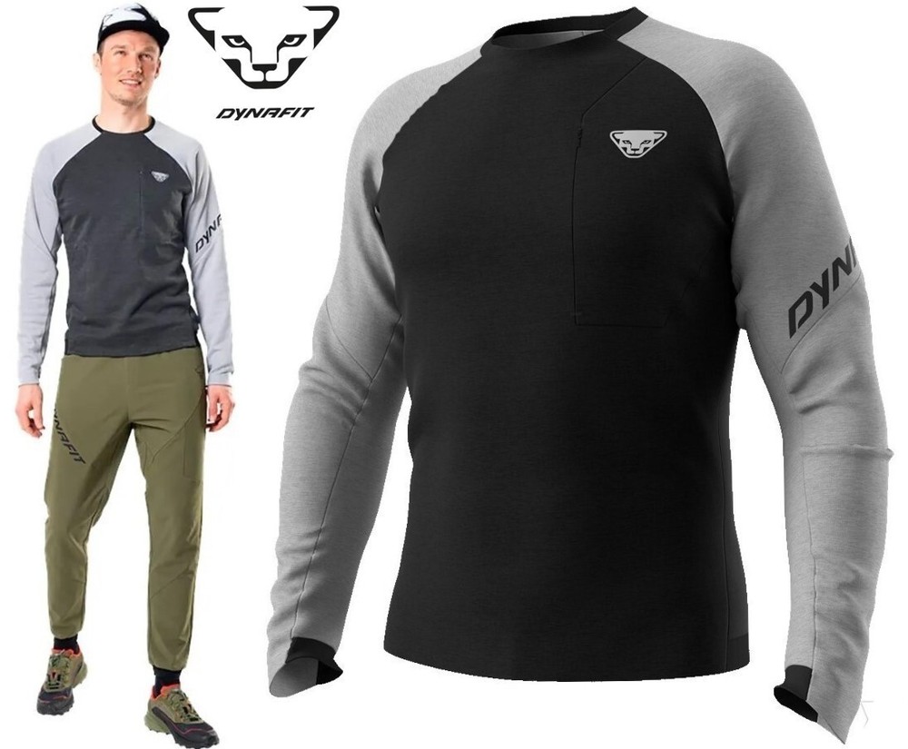 DYNAFIT 24 / 7 polartec thermal pro pullover breathable quick dry ski run men M