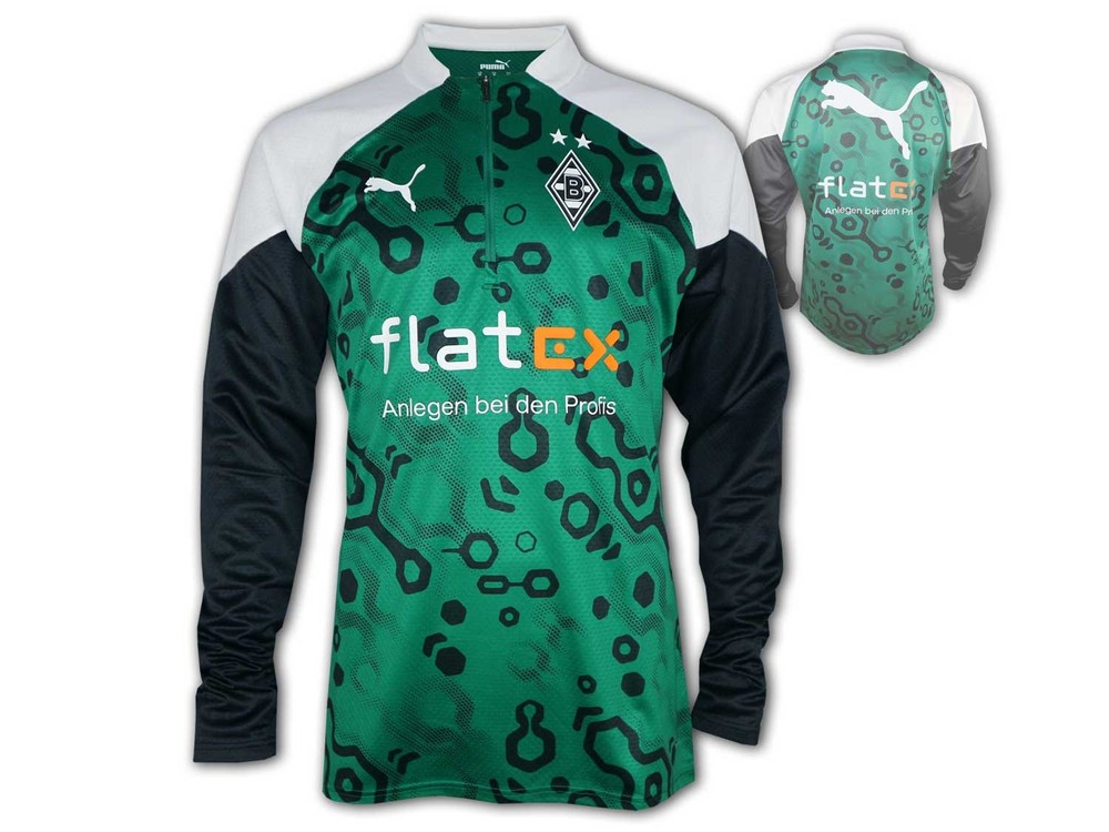 Borussia Mönchengladbach 1/4 Zip Training Top Puma M'Gladbach Shirt Jersey M-3XL