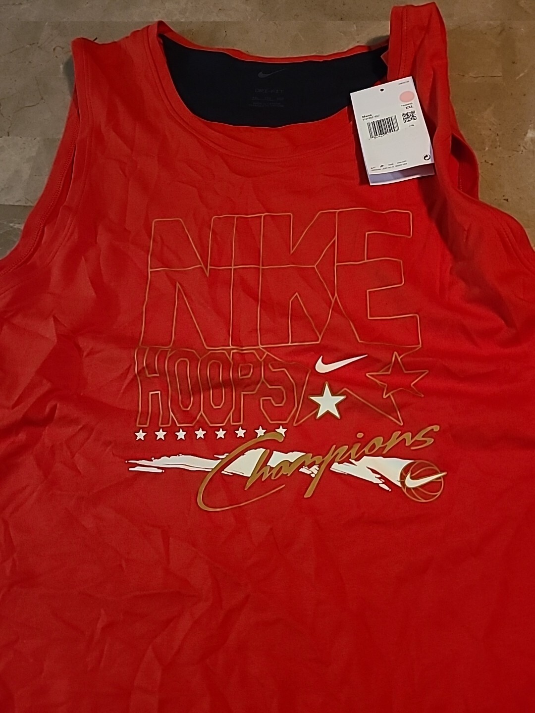 Nike Hoops Champions Men's Versatile Red Tank Dri-Fit Size,2XL FN1852-657 gallery
