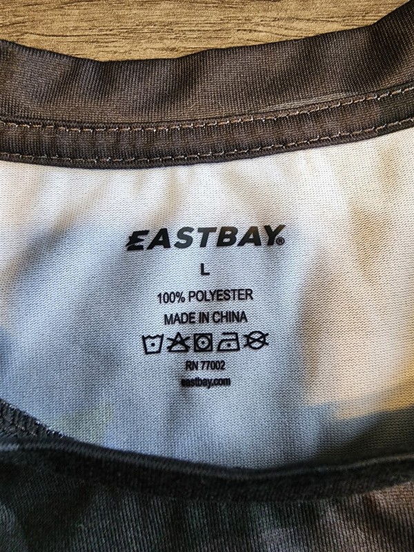Eastbay Black Camo Men's Large SS T-Shirt gallery
