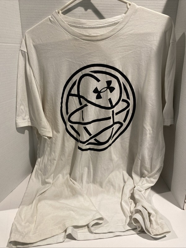 Under Armour extra large/XXL/UA pro fit hat and loose fit XL T-shirt Set White gallery