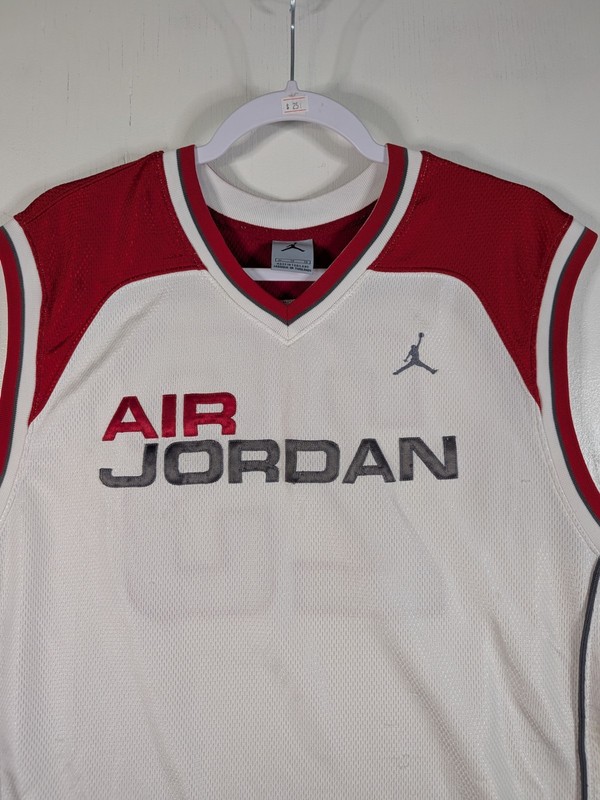 Air Jordan Jumpman #23 Basketball Jersey White Red Mens XL Vintage Y2K gallery