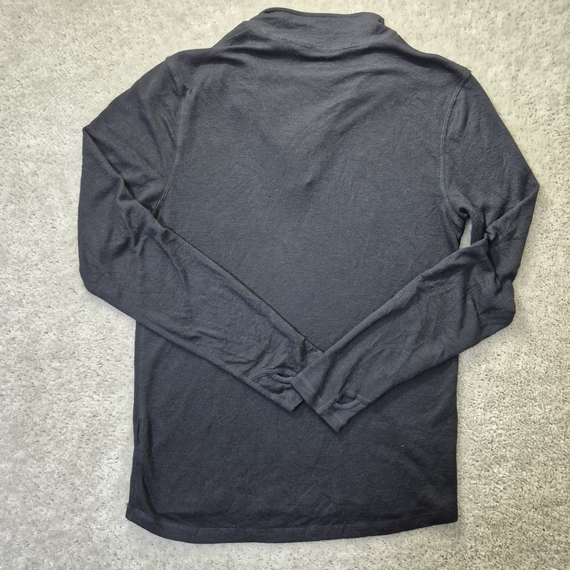 Omni Wool 1/4 Zip Shirt Mens Large Fitted Base Layer Polyester Wool Outdoor Ski gallery