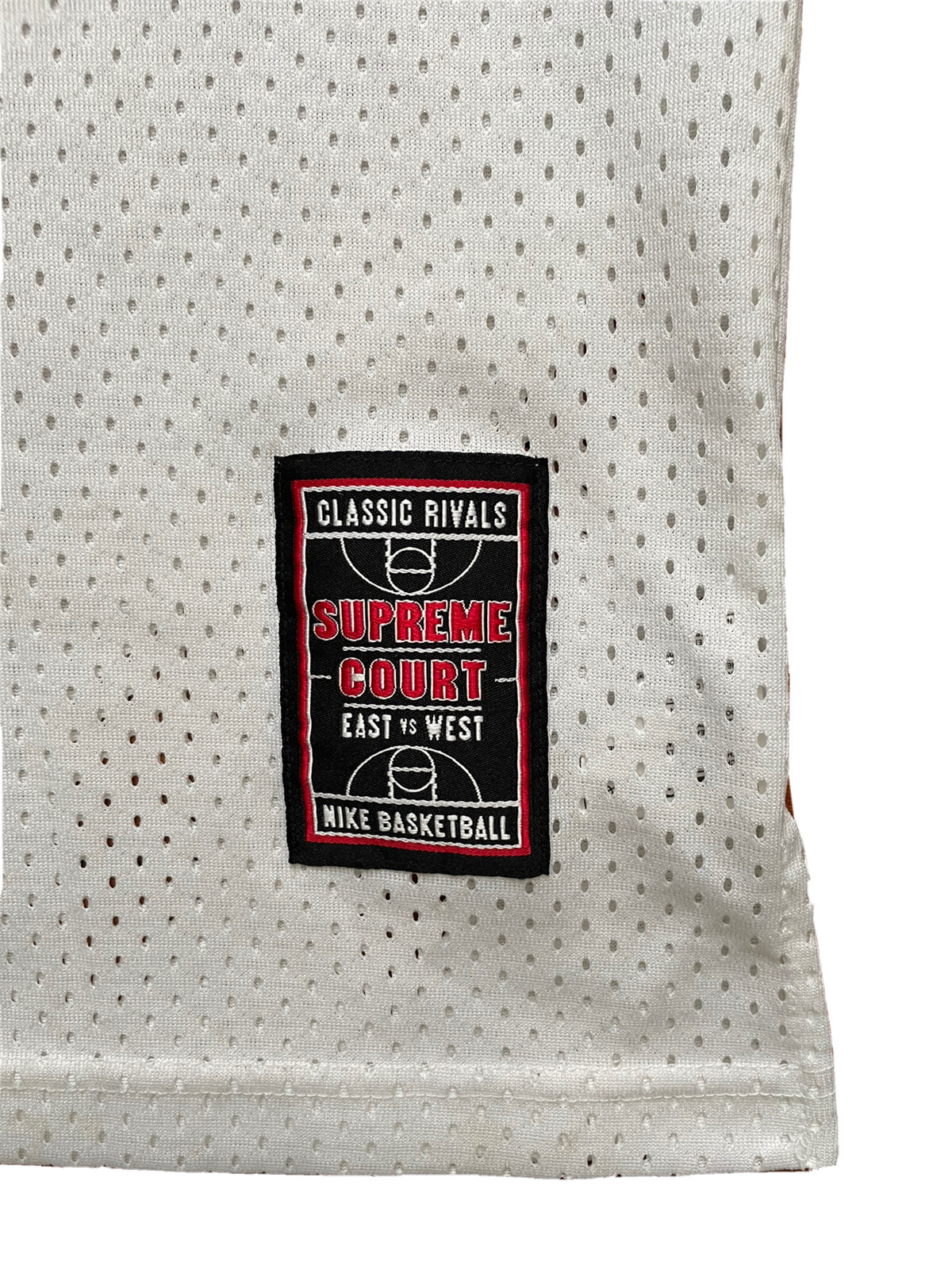 Nike Basketball Classic Rivals Supreme Court East Vs West Men's Jersey L White gallery
