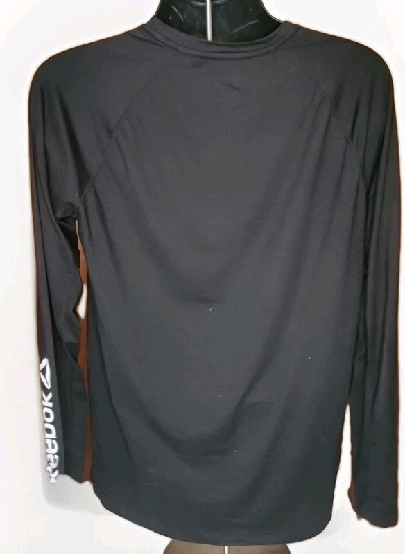 Official Reebok Brand Merchandise Men's Black Long Sleeved T Shirt Size Medium gallery