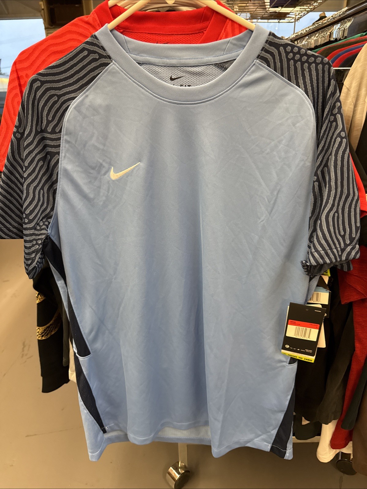 Nike Jersey Short Sleeve Men's Large Blue CW3551-448 NWT gallery