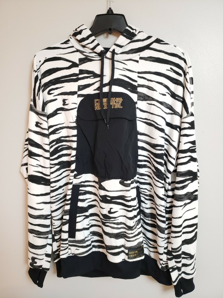 Nike South Korea Mens Pullover Soccer Hoodie XL White/Black-Nike CQ9198-100