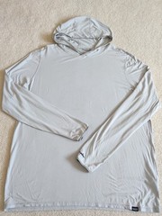 Patagonia Tropic Comfort Natural Sun Hoody Mens XL Gray Pullover Lightweight *