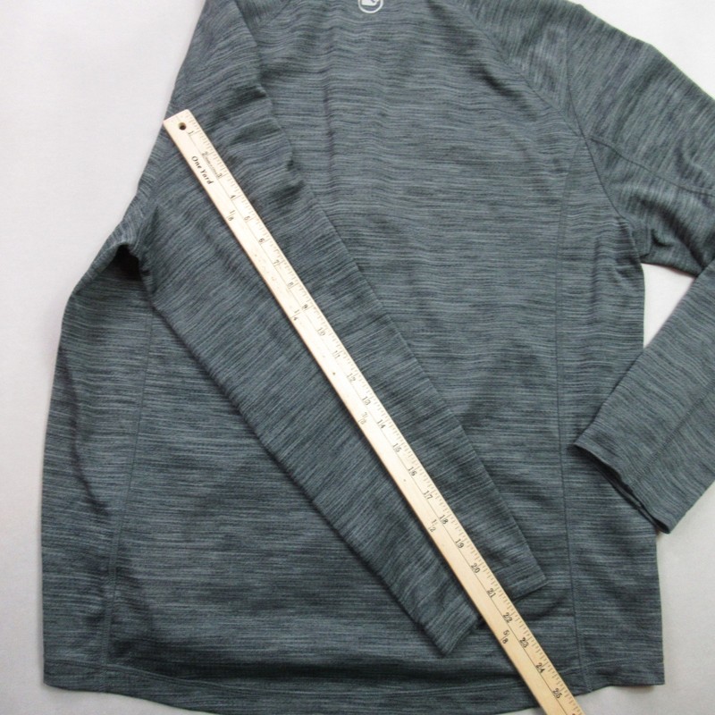 Vineyard Vines Men's Performance Quarter Zip Pullover Sweater Heather Grey Size gallery