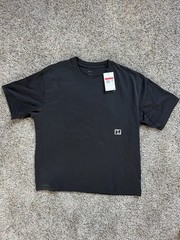 Nike Dri-FIT Gym Heritage Washed Black Training Mens T-Shirt Sz Large HJ3126-010