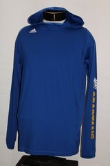 ADIDAS San Jose State SPARTANS Mens Large L hooded Athletic warm-up Jersey