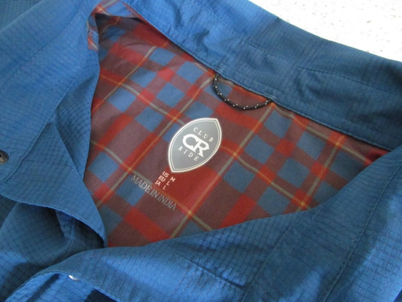 Club Ride Mountain Bike Cycling Shirt Mens Medium Blue Polyester Spandex Blend gallery