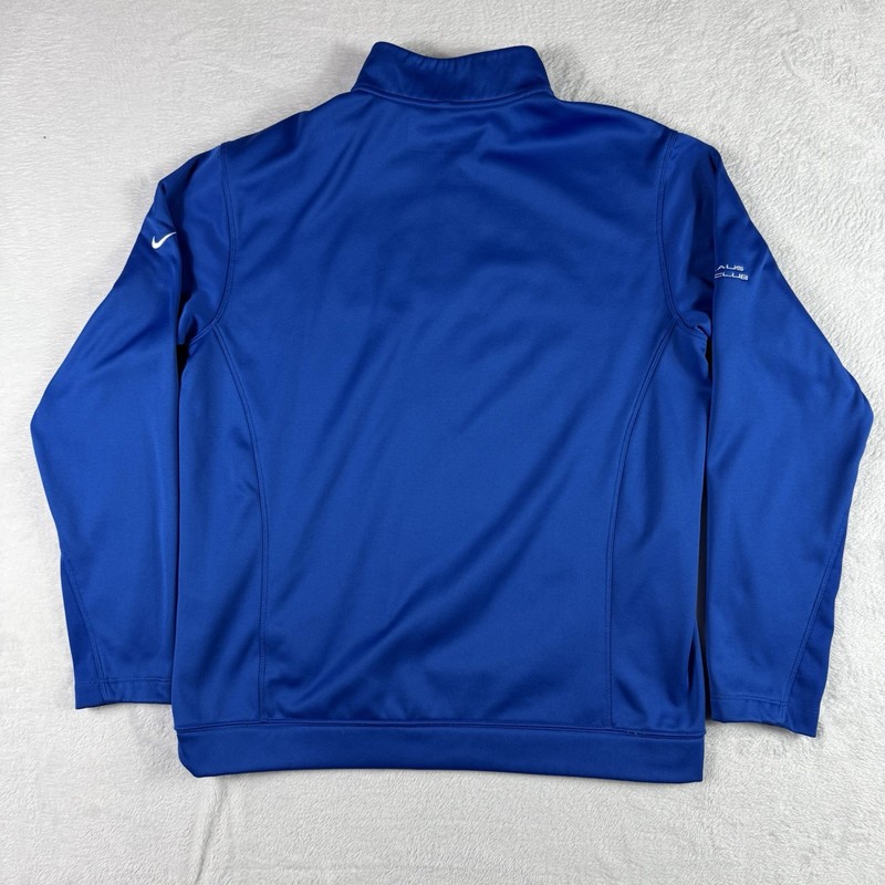 Nike Golf Tour Performance 1/4 Zip Fleece Mens XL Blue Dri FIt Pullover Nicklaus gallery