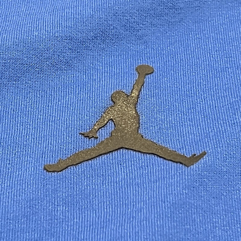 Nike Michael Jordan Blue 3XXL Collared Dri-Fit Basketball Logo Shirt Logo gallery